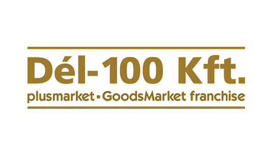 Dél-100 Kft. logó – Plusmarket és GoodsMarket franchise partner